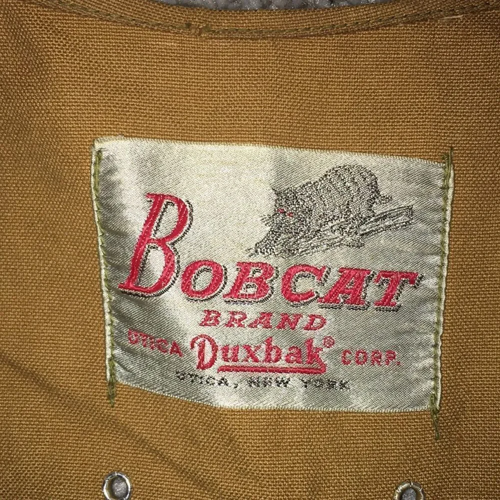 Vintage Bobcat by Duxbak Skeet Shooting shotgun Shell Trap vest kid youth cotton